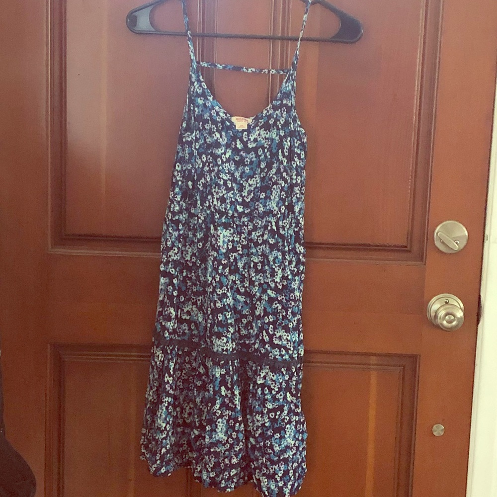Summer floral shift dress